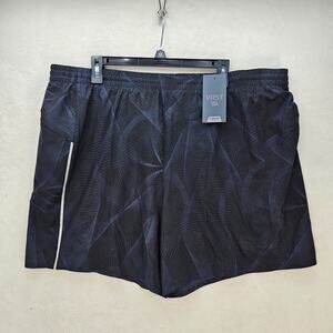 VRST MEN'S XXL ACCELERATE 7" INSEAM RUNNING SHORTS CIRCULINEAR DK SLATE NWT